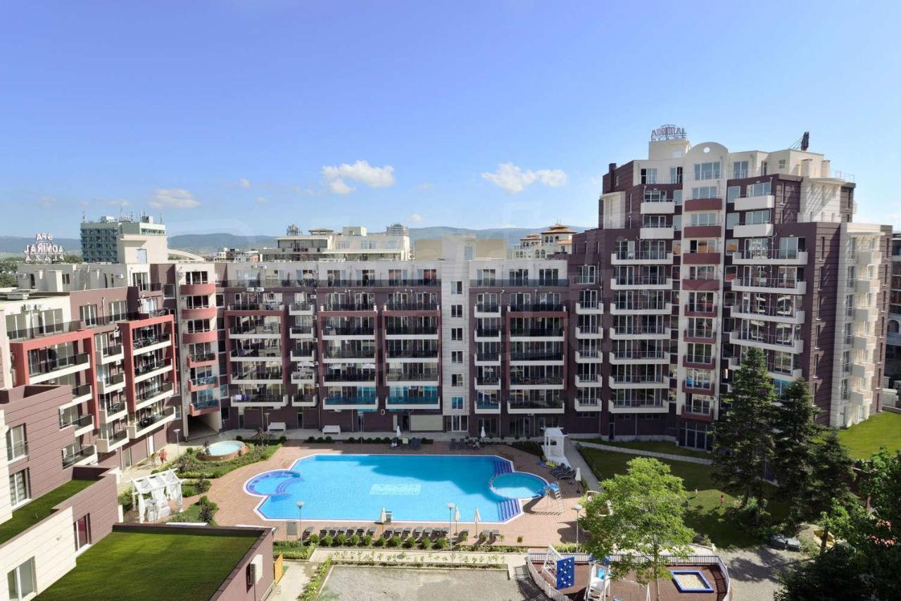 Private Cozy Studio Admiral Plaza C53 Sunny Beach Exterior foto