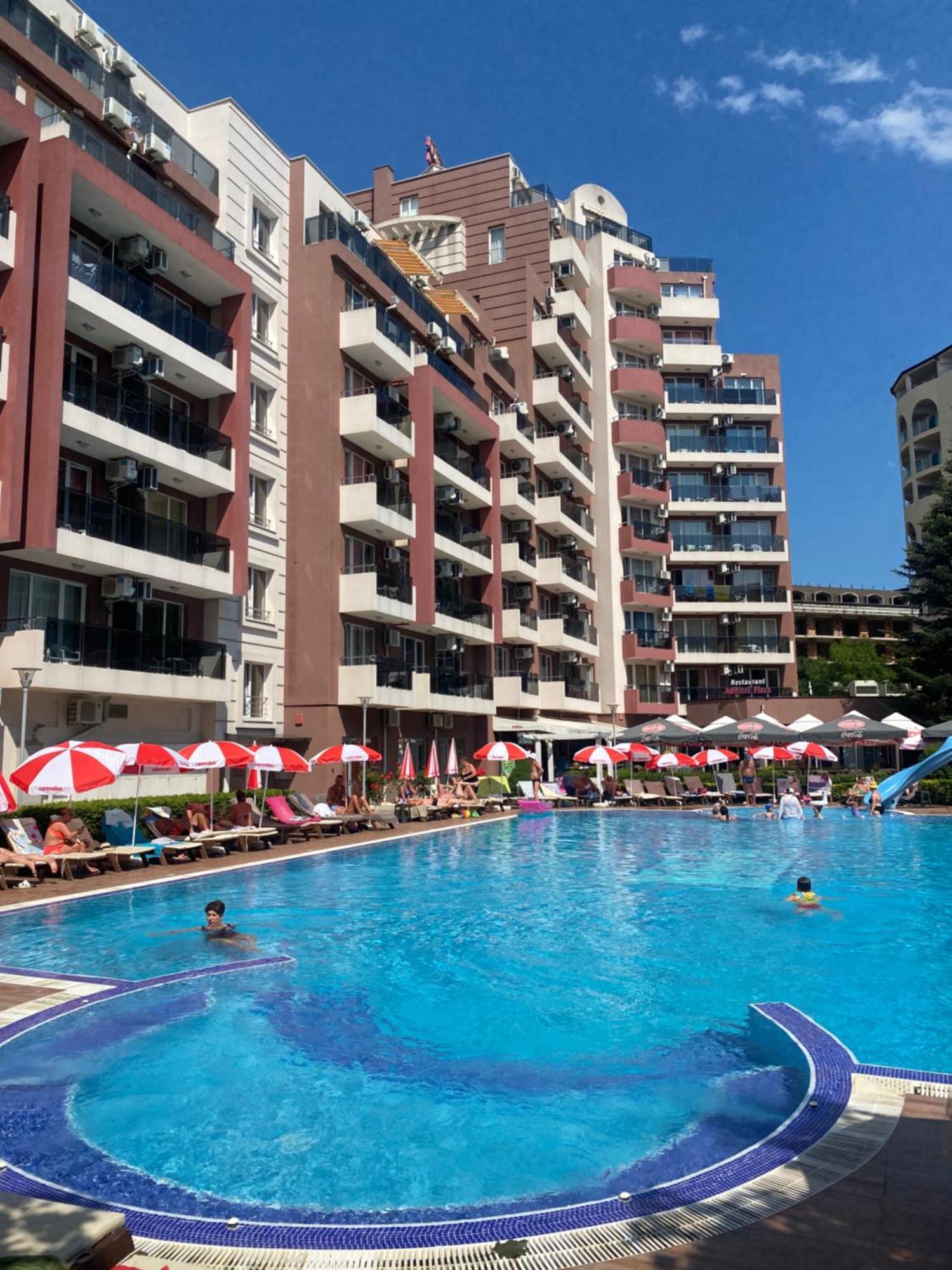 Private Cozy Studio Admiral Plaza C53 Sunny Beach Exterior foto